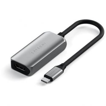 Satechi USB-C to HDMI 2.1 8K Adapter (Data + Video, Gray)