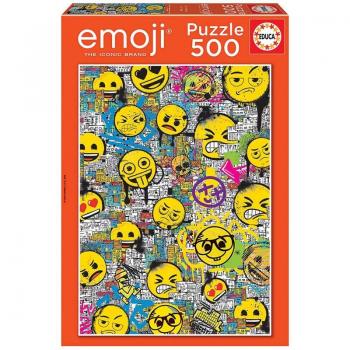 Puzzle 500 Piezas Emoji Graffiti Educa Borras