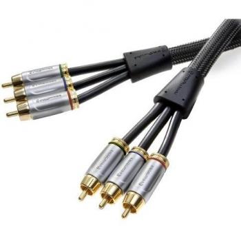 Vivanco PROWIRE YUV Connection, 3.0m 3m 3 x RCA componente
