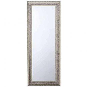 Espejo de pared Beliani en material sintético beige 130x50 cm vertical con acabado elegante, ideal para salón y dormitorio