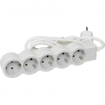 Legrand Regleta eléctrica 5 tomas sin interruptor