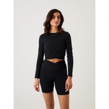 Björn Borg Cross Long Sleeve Women Black, Size XL