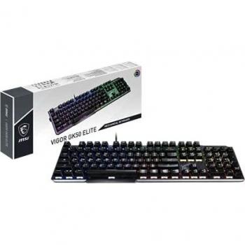 Teclado Gaming MSI Vigor GK50 con retroiluminación RGB y teclas mecánicas personalizables