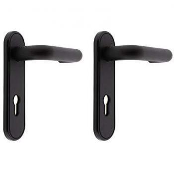 Tesa Assa Abloy ME0L972NM MANILLA BOCALLAVE NEGRO MATE