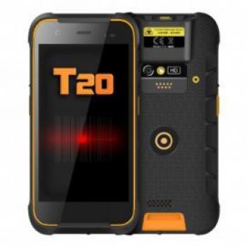 Mustek Nomu T20 PDA 5 SIM Doble Android 8.1 4G WiFi Bluetooth USB Tipo C 2GB RAM 16GB Almacenamiento Batería 5000mAh Negro Amarillo