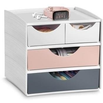 MODULO CEP MYCUBE 4 CAJONES MIX BL/RO/GR