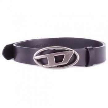 Diesel Kids Black Leather Belt Size 4