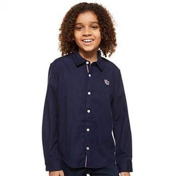 Tommy Hilfiger Soft Pique Shirt L/s Blusa, Multicolor