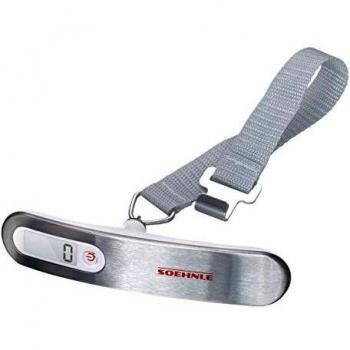 Soehnle BASCULA Pesa Maletas Travel 50Kg-100g 2766172, Gris, Color Blanco, 15 cm