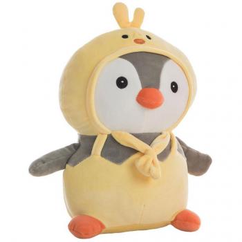 Peluche Pingüino Amarillo con Braga en varios tamaños.