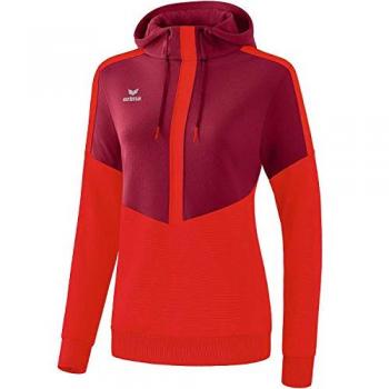Erima Squad Women's Hoodie Bordeaux/Red 44