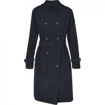 Peuterey Women's Blue Spring Coat, Belted, Size M
