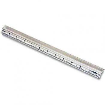 Lesestab mit integriertem Lineal Carson MagniRule 30 cm