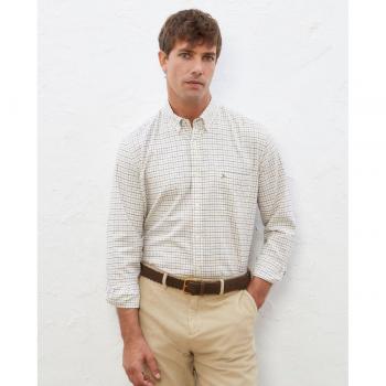 Camisa manga larga de cuadros en viyela de hombre classic fit Lloyd's