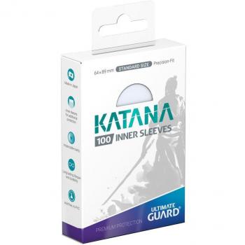 Fundas Ultimate Guard Katana Inner Sleeves Estándar Transparente (Paquete de 100)