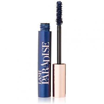 L'Oréal Paris Máscara de Pestañas Lash Paradise Moonlight, Volumen y Longitud, Sutiles Reflejos de Color, Enriquecida con Aceite de Ricino, Tono: Azul