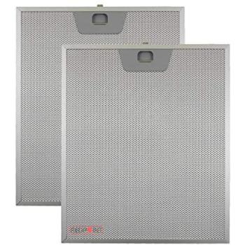 Juego de 2 filtros de grasa metálicos Allspares para campanas extractoras Faber, 253 x 300 x 8 mm