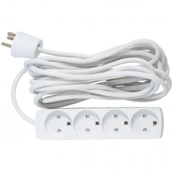 Microconnect Regleta de Enchufes 4 Tomas 5m Compacta y Segura