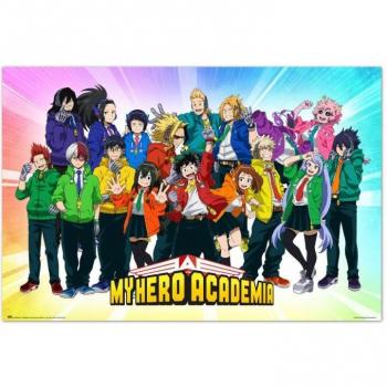 Poster My Hero Academia Hero Fes - Diseño Exclusivo de Erik Editores (61x91.5 cm)