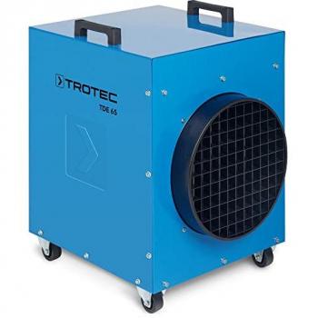 TROTEC Calefactor eléctrico TDE 65 V2 - Calentador de obra, capacidad de calentamiento de 12 kW, protección contra sobrecalentamiento