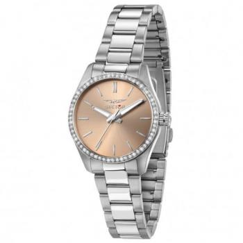 Sector 270 Women's Quartz Watch with Crystal Accents and Rose Gold Dial in Stainless Steel