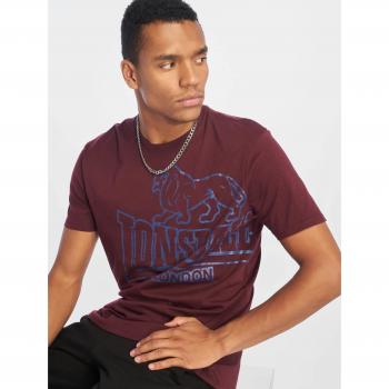Camiseta de Manga Corta Lonsdale Langsett Roja y Azul - Talla M