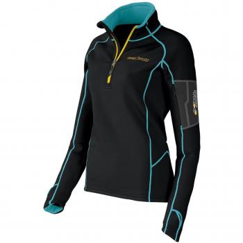 TRANGO Trx2 Stretch WM Pullover, Mujer, Negro, XS