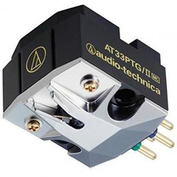Audio-Technica AT33PTG/II Dual Moving Coil Phono Cartridge, Black