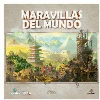 Maravillas del Mundo Juego de Mesa en Castellano Maldito Games - juego de mesa estratégico, 1-7 jugadores, duración de 30-120 minutos, edad recomendada a partir de 14 años, incluye miniaturas y componentes de