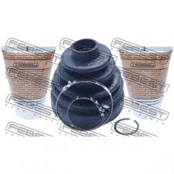 FEBEST Juego de fuelles para árbol de transmisión CV-joint boot 0115-KLH18 - Compatible con vehículos específicos, fabricado en material resistente, incluye dos fuelles, abrazaderas y herramientas necesarias para la instalación