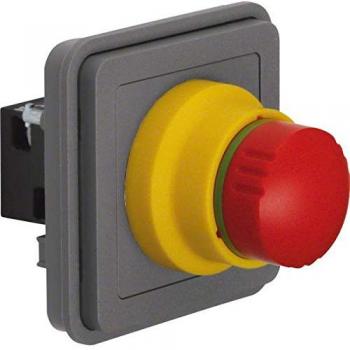 Emergency Stop Complete IP20 44713512 - BERKER NOT-AUS-Taster-Einsatz W.1 grau