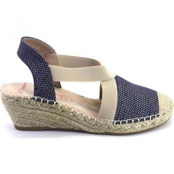 Alpargatas de mujer MANDARINA 750HTS azul 523
