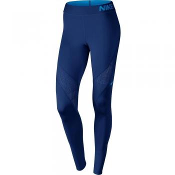 Nike PRO Hypercool Tight - Mallas para mujer, color azul, talla M