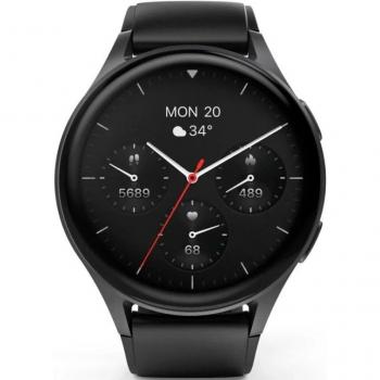 Smartwatch Hama 8900 - Reloj Inteligente con Pantalla AMOLED de 1.43, GPS y Pantalla Táctil en Color Negro