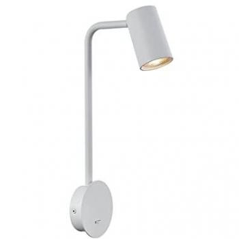 Aplique de pared blanco con interruptor 1 luz GU10 modelo Sal
