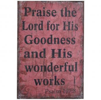 Lienzo 1 pieza PRAISE 40x60-Unica
