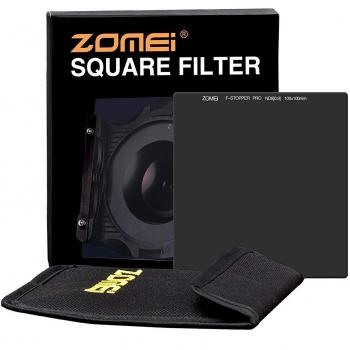 ZOMEI Square ND Filter Óptico Neutral Gray Filter 100 mm x 100 mm ND8 - Compatible con el Sistema Cokin Z-Pro