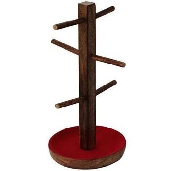 Venta de joyas soporte Cyber de lunes Deals 2016 - Joyería soporte madera de mango Burnt Finsih