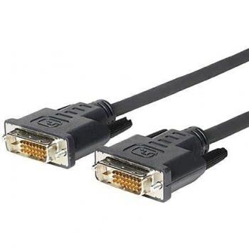 Vivolink Cable DVI-D de 0.5 metros de alta calidad para conexión de video en TV y monitores