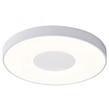 Plafón LED COIN Blanco 100W con Control Remoto, Temperatura de Color Regulable 2700K-5000K, 6000lm, Diámetro Ø65cm, 3 Años de Garantía