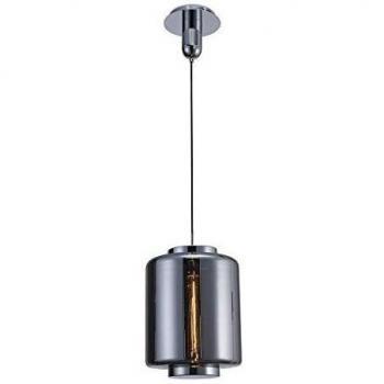 Lámpara Colgante Jarras Cromo Pulido Vidrio 1 Bombilla Ø30cm 56.5cm