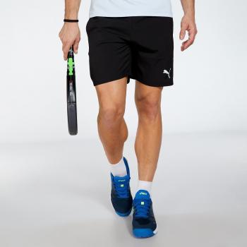 Puma TeamLiga Men's Padel Shorts Sportswear Fitness Polyester Elastic Waist White PU931835_03