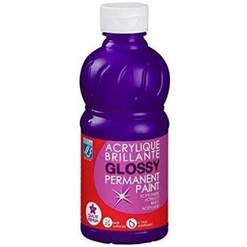 L&B- Pintura acrílica, Color Violeta, 250 ml