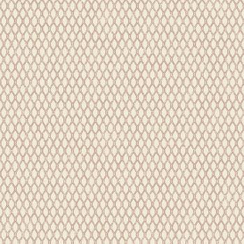 Papel Pintado TNT Enlaces Dobles Pequeños Impresos Burdeos