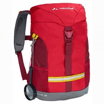 VAUDE Pecki 10 Mochila, Unisex Adulto, Rojo