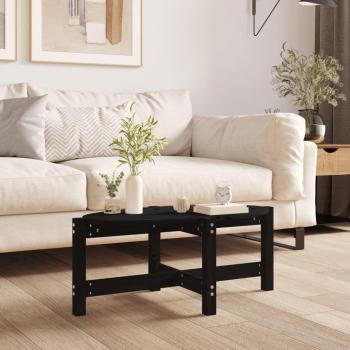 Mesa de centro de madera maciza de pino 87x48x35 cm Natural, Blanco, Gris - Mesita de Salón o Comedor o Auxiliar Mesa de Café Meuble Salón; Mesa de centro de madera maciza de