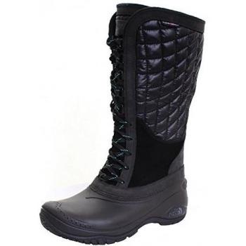 The North Face W Thermoball Utility, Mujer Botas de protección, Negro / Verde, 40