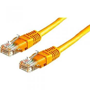 VALUE UTP Patch Cord Cat.6, Yellow 1.0m Amarillo, Amarillo - Cable de Red
