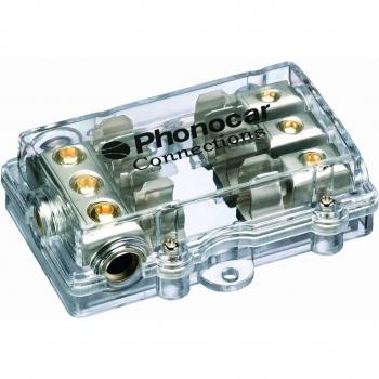 Phonocar 4/488 - Portafusibles con 3 Salidas, Color Multicolor