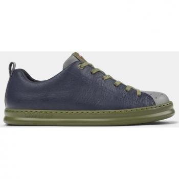 CAMPER Twins Men's Sneakers in Blue/Grey, Size 43, Smooth Leather